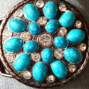 Turquoise belt buckle